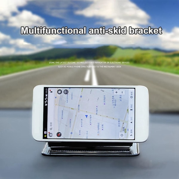 Bil Dashboard Multifunktionel Magic Bærbar Telefonholder Silikone Anti-slip måtte GPS Navigator Mount Bracket Interiør