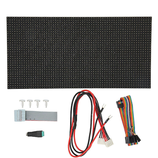 RGB LED Matrix Panel 64x32 4mm Pitch Justerbar Lysstyrke RGB Fuld Farve LED Display til Bilbutik Bar Indgangsskilt
