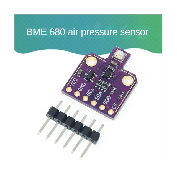 2 stk. BME680 Digital Temperatur, Luftfugtighed, Tryk Sensor CJMCU-680 Høj Højdemåler Modul Udvikling