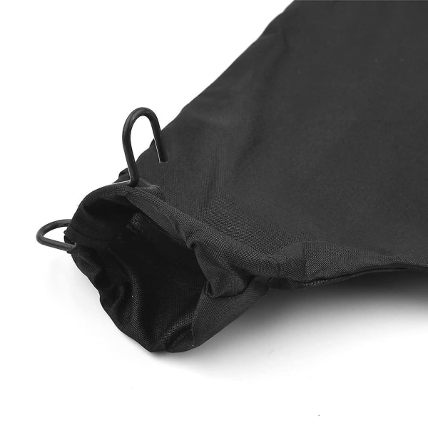 Savstøvpose, sort støvopsamlerpose med lynlås og trådstativ, til 255 model geringssav 4 stk.