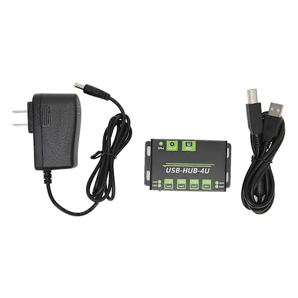 Ekspansjon Hub Adapter Industriell Kvalitet 4 Port USB2.0 Multiple Beskyttelseskretser Multi Grensesnitt Hub 100V?240V US Plugg YEMMA