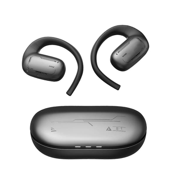 Bluetooth 5.3 Øretelefon Multifunktionel ENC Støjreduktion Stereo Lyd Åbent Øre Design Trådløse Bluetooth Ørepropper Grå