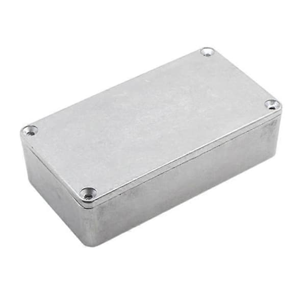 Aluminium Effektbox för Gitarr, Stompbox Effektbox, Borrbar Plast, DIY Gitarrpedal Kit