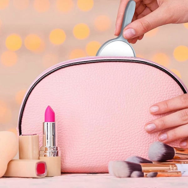 10 Styk Håndspejl Lille Spejl Lille Bærbar Rundt Spejl Rejse Makeup Spejl til Rejser