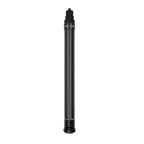 Ekstra lang Carbon Fiber Usynlig Selfie Stick Justerbar Forlængerstang Til X2 / R / Selfie Sti-AM