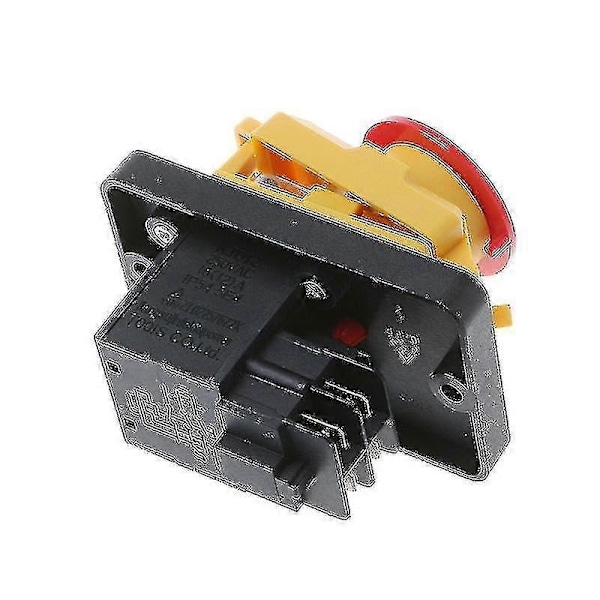 Kjd12 250v 4-pin Vanntett Magnetisk Start Stopp Nullspenningsutløser Trykknappbryter - Bra