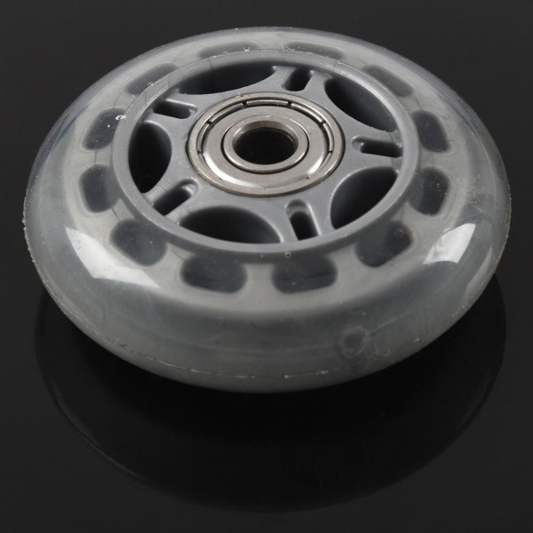 Skøytesko 608zz Bearing Inline Skate Wheel Clear Grey