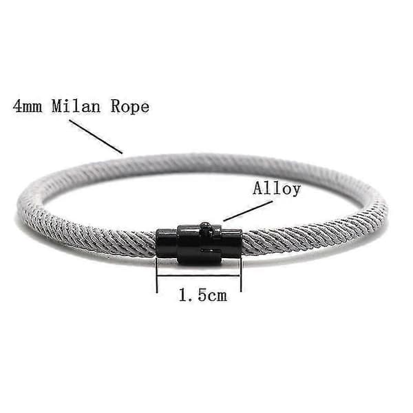 Enkelt reparmband för män och kvinnor Vit