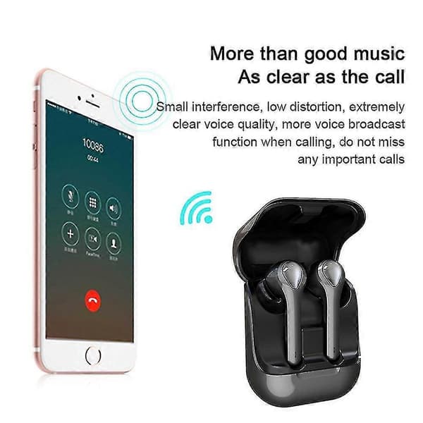 Trådlösa hörlurar, Bluetooth-hörlurar, sporthörlurar med stereo