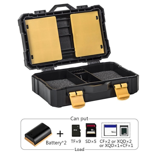 Kamera Batteri Til Beskyttelse Til Etui Opbevaring Organizer Holder Til Lp-e6 Lp-e8 Lp-e12 Lp-e17 Nb-13l En-el15 En-el14