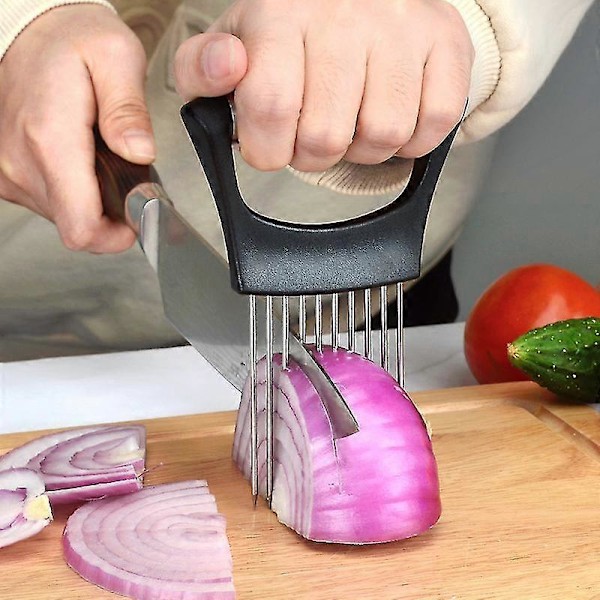 Skärmaskin Köttskärare, Mat Skiva Assistent Lökhållare Skärare, 1 st