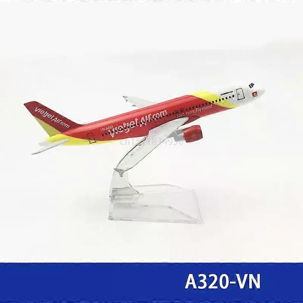6-tommers 15 cm A380 A350 A330 A320 Concorde Støpt Flymodell For Gavekolleksjon A320 VN