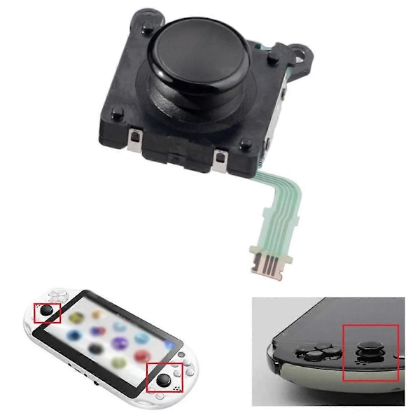3D Analog Joystick Controller Tumspak Rocker Modul för 2000 PSV 2000 Controller Ersättning Pa