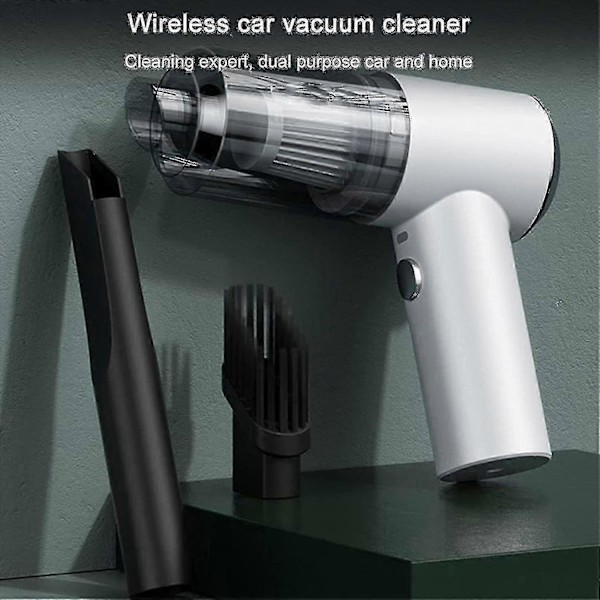 Langaton käsikäyttöinen auton imuri lemmikkieläinten karvojen poistoon, vahva imuteho, 120w 6000pa auton/kodin langaton käsikäyttöinen imuri kompressorilla