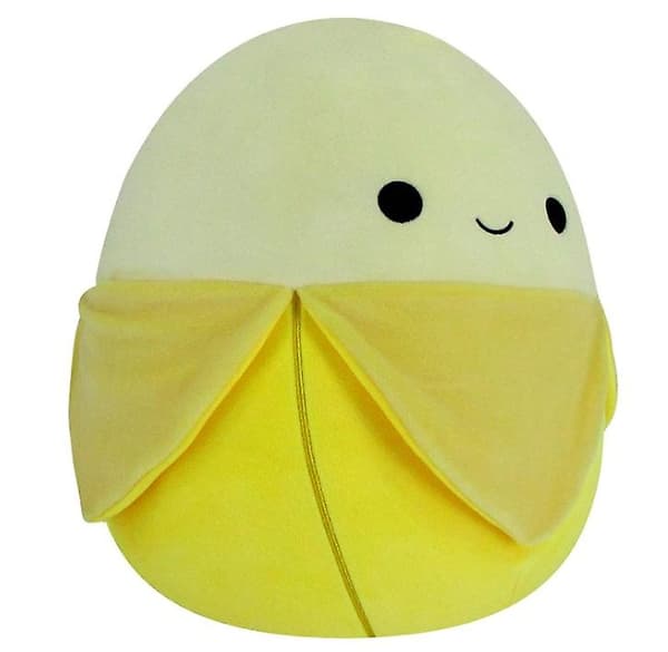 Banan Figur Gul Banan Super Blød Stor Banan Figur