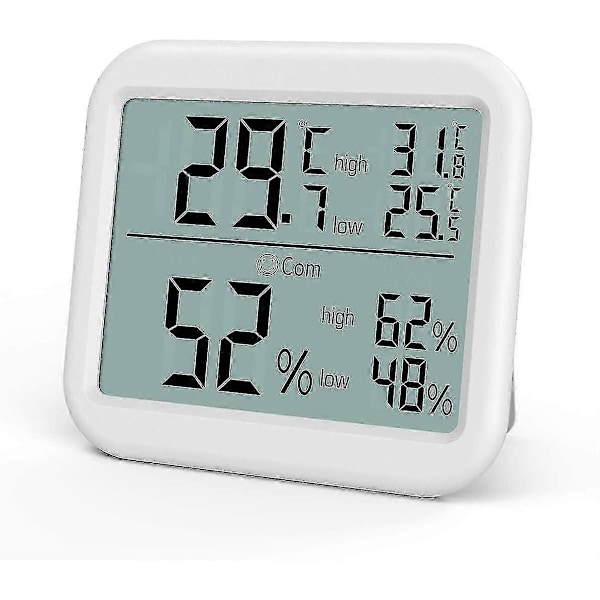 Digital Termo-Hygrometer för Inomhusbruk med Stor LCD