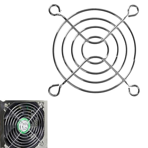 60mm 6cm Jernventilator Dæksel Mesh Sølv Fingerbeskytter Gitter Grill Net