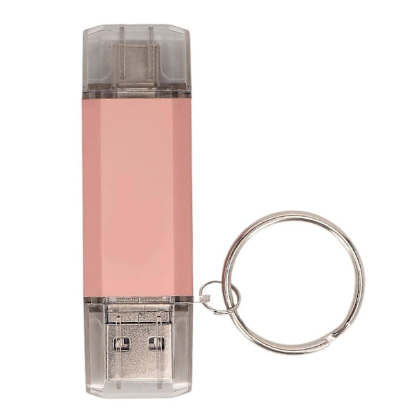 USB-minne med nyckelring Metall U Disk Vattentät Hög Hastighet 3.0 Typ C Micro USB 3 i 1 64GB YEMMA