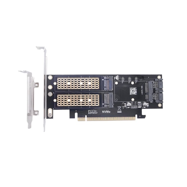 Pcie X16 To M.2 M Key Nvme Ssd Adapter Card Pcie X16 To M.2 B Key Sata Ssd Adapter Card Msata Ssd A