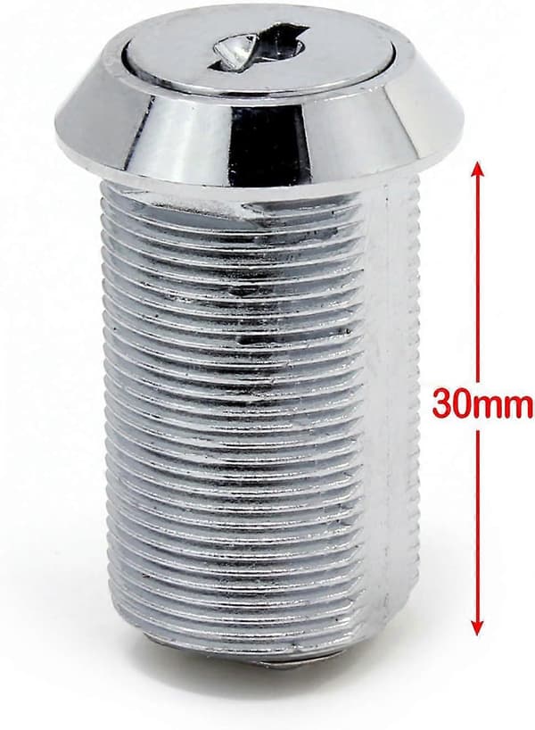 30mm Skufflås rustfritt stål postkasselås med matchende nøkler