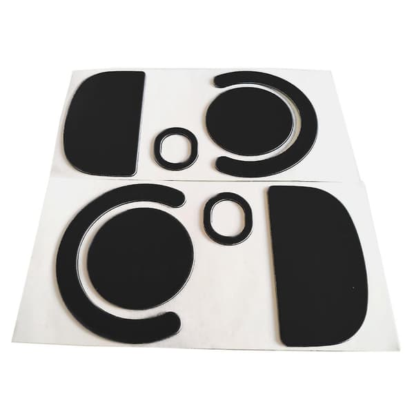 1 sett Museføtter Museglider for Logitech G Pro X Superlight Glides Kurvet Kant