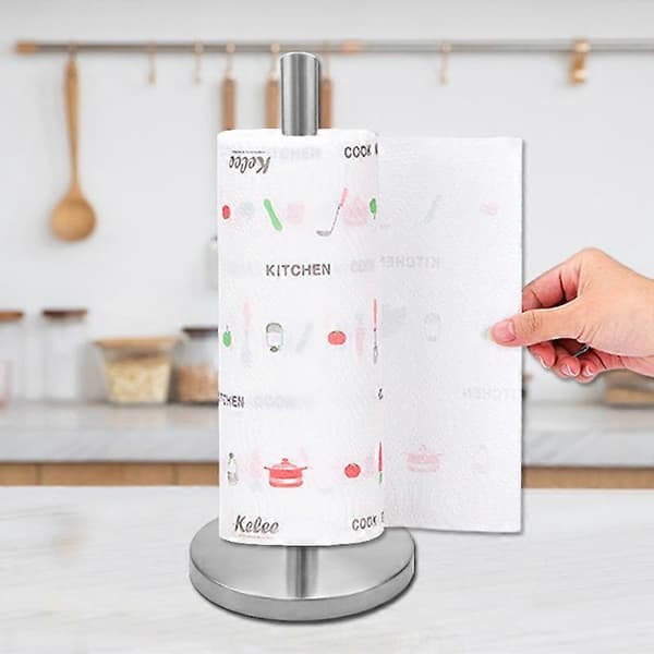 1 stk. Papirhåndkleholder i rustfritt stål for benkeplate