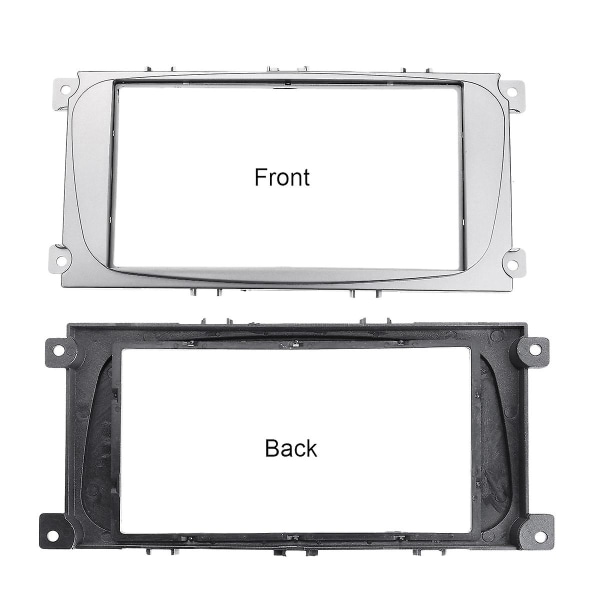 2Din Bilstereo Radio DVD Panel Audio Montering Fascia Kit Til Ford Focus II Mondeo S-Max C-Max Galaxy II Kuga