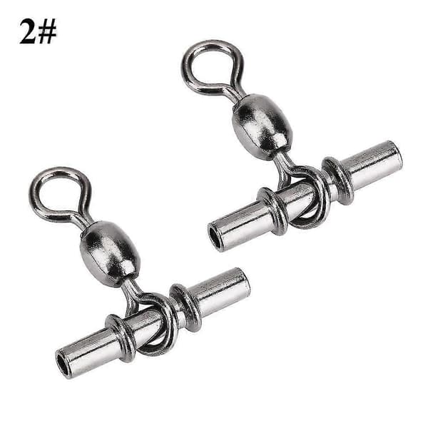 20 st Slitstarka T-formade Fiskesvivlar Kopplingsset (Storlek 2#)