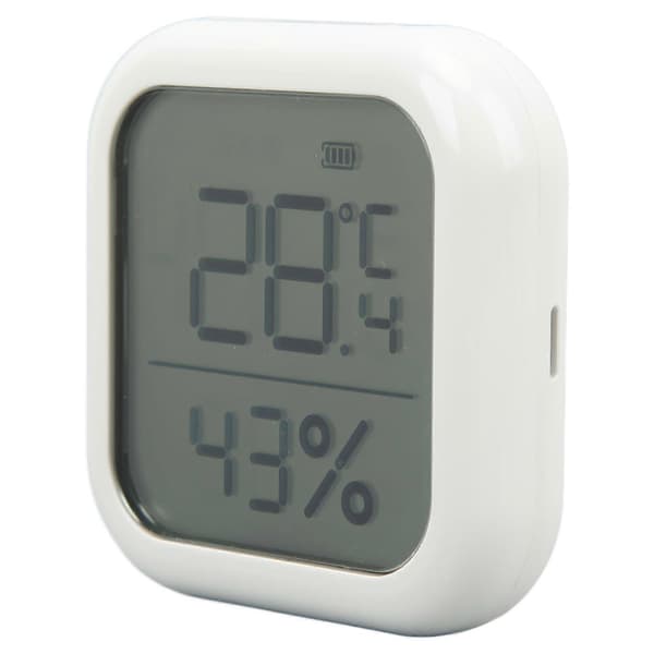Smart Temperatur- og Fugtighedssensor Telefonforbindelse Trådløst Digitalt Termometer Hygrometer til ZigBee YEMAA