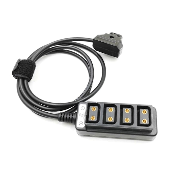 Multifunksjonell D-tap Hann Til 4-port D-tap Hunn Spiral Splitter Kabel Banmo