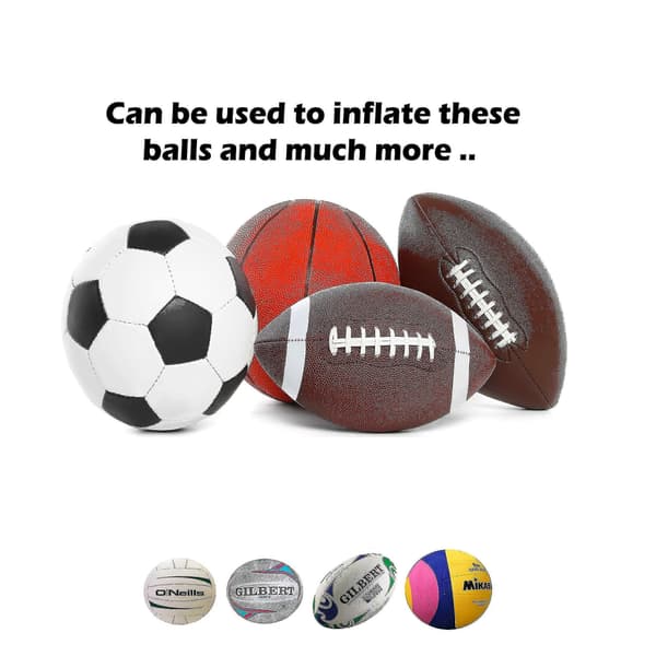 10 st kulventil för pump, basket, nätboll, rugby, adapterventil