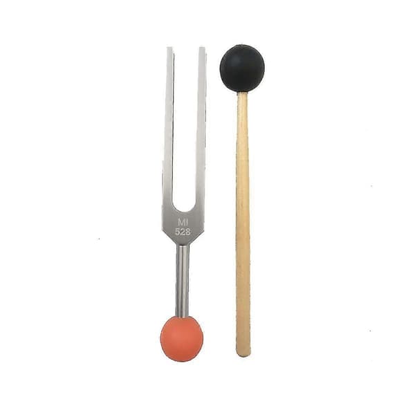 Mi528 Stämgaffel i Aluminiumlegering 528hz Med Pärlbas För Healing Chakra, Ljud, Stressavlastning