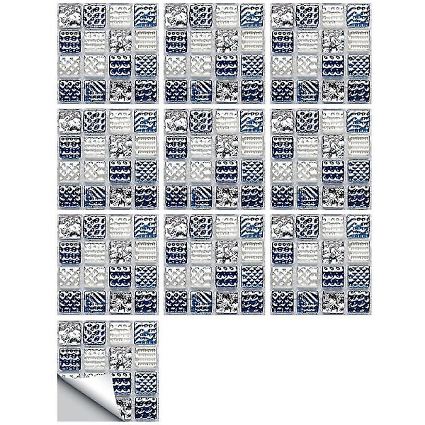 10 st PVC Kakeldekaler-1