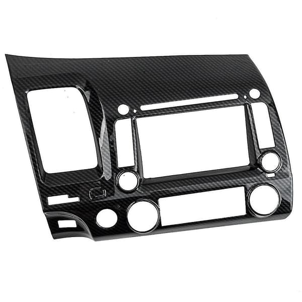 Kolfiberstil Instrumentbräda GPS Navigationspanel AC Knappar Skydd Trim Passar För 06-11