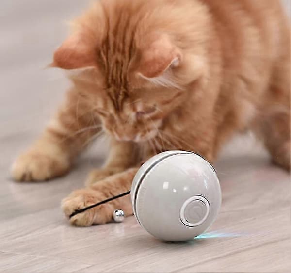 Smart USB-laddande Laser Rolig Kattleksaksboll - Kattleksak (grå)