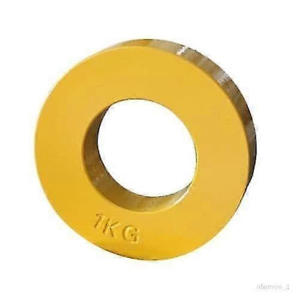 Pbd Teräksiset Lisäpainolevyt Keltainen 1kg