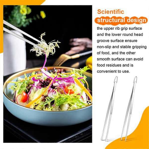 Køkken Pincet Tang, Madlavningspincet Rustfrit Stål -, Pasta,