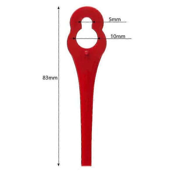 100 stk Lidl Kantklipper Erstatningsblader, Stort Hull 10mm, Lite Hull 5mm