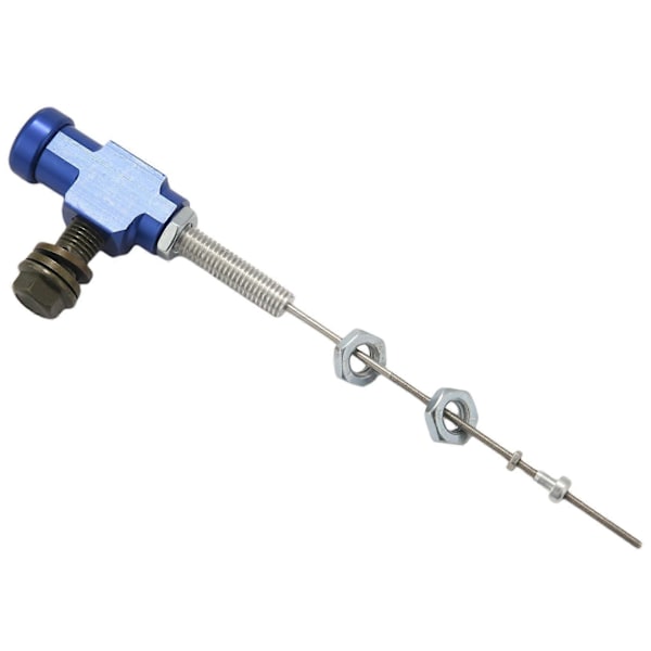 Moottoripyörän hydraulinen kytkimen pääsylinterin tanko jarrupumppu M10x1.25mm alumiini sininen