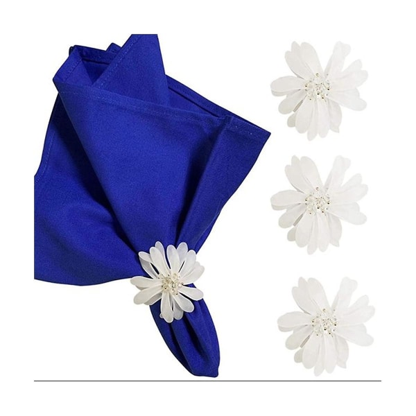 Akryl Blomma servettringar 6, handgjorda servettringar för bröllop, s, , födelsedagsbordsdekoration
