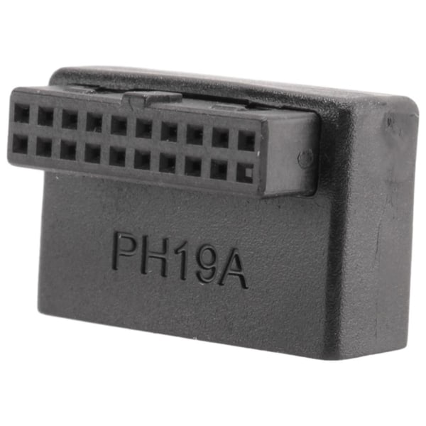 PH19A USB 3.0 sisäinen otsikko USB3.0 19/20P liitäntä 90 asteen sovitinmuunnin tietokoneen emolevylle