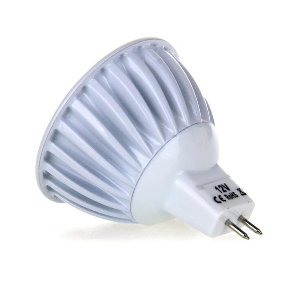 2x GU5,3 / MR16 6W COB LED Spotlys Pære Lyspære 420lm 60° 3000K Varmt Hvid DC 12V