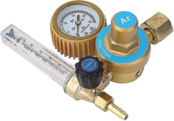 Argon CO2 Strømningsmåler Regulator, Trykkmåler 0~25mpa, Universal Argon CO2 Sveise Regulator Trykkreduserer
