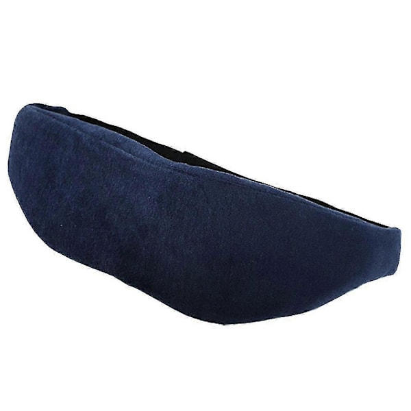 Mörkläggande 3D Memory Foam Sovmask Flyg Lunchrast