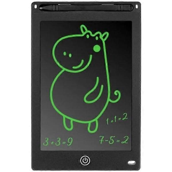 Digitalt Tegnebræt til Børn - Praktisk LCD, 8.8\" Tablet + Pen Sort