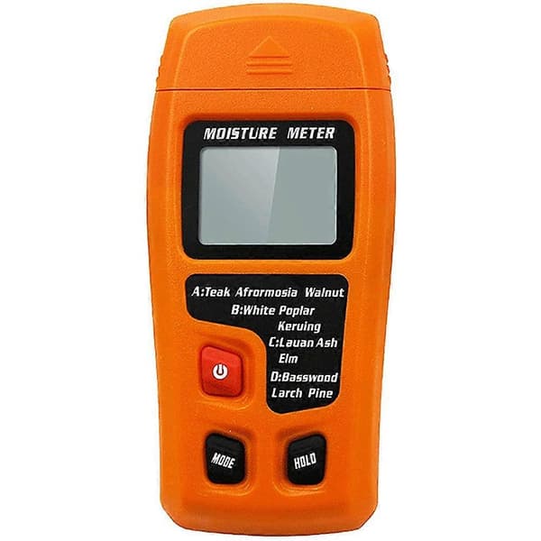 Digital Træfugtmåler Træ Fugtighedstester Hygrometer Tømmer Fugtdetektor LCD-display