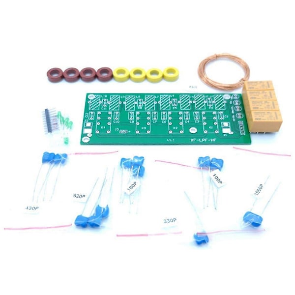 XF-LPF-HF Filter 12V 100W HF Lågpassfilter LPF Enhet 3.5Mhz-30Mhz DIY Kit
