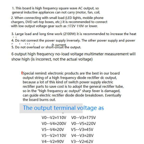 150W Bil DC 12V till AC 110V 220V 20kHz Strömväxlare Laddare Konverterare Boost Board Hög Frekvens S