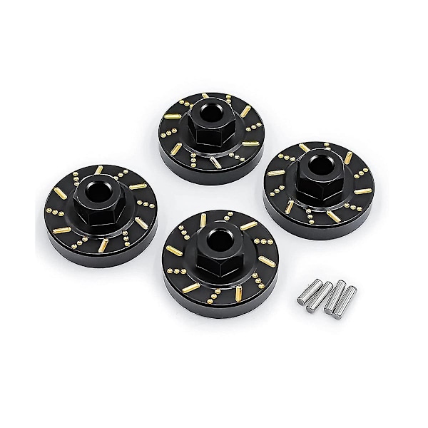 4 st Brass Hjul Hex Nav Adaptrar Axel Motvikt Bromsskiva för TRX4M 1/18 RC Crawler Bil Uppgradering