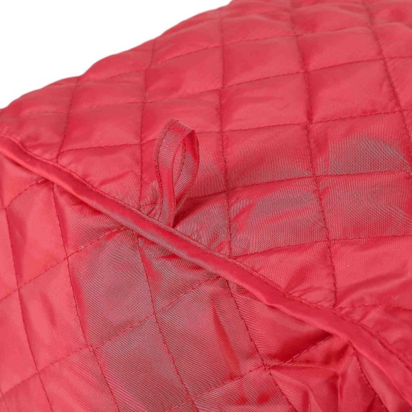 2x polyesteri tikattu neljän viipaleen leivänpaahdin, pölytiivis cover (punainen)